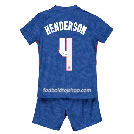 England Henderson 4 Børn Udebane Fodboldsæt Euro 2020 S/S (+ Korte bukser)